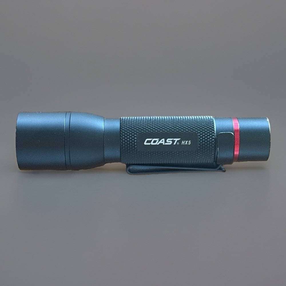 COAST 20769 Mini Pocket LED Flashlight HX5 Pure Beam Focusing 360 Lumens